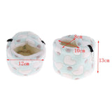 Maxbell Pet Hamster Nest Winter Warm Bed Plush Cage For Hamster Squirrel Rat Blue