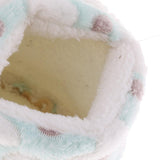 Maxbell Pet Hamster Nest Winter Warm Bed Plush Cage For Hamster Squirrel Rat Blue