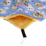 Maxbell Small Animal Hammock Bed Mat Hamster Bird Cage Double Layer Hanging Bed 35cm