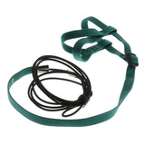 Max Parrot Bird Leash Outdoor Adjustable Harness Training Rope Green S