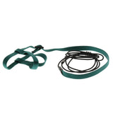 Max Parrot Bird Leash Outdoor Adjustable Harness Training Rope Green S