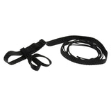 Max Parrot Bird Leash Outdoor Adjustable Harness Training Rope Black XS