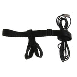 Max Parrot Bird Leash Outdoor Adjustable Harness Training Rope Black XS