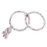 Max Parrot Cockatiel Cage Chew Climb Toy Ring Cotton Rope Swing Bird Toy