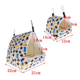Maxbell Hamster House Warm Hammock Pet Cotton Nest Small Animal Supplies 14x12cm