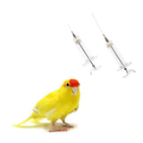 Maxbell 50ml Bird Feeding Syringe Epidemic Prevention Treatment Injector 3MM x 5CM