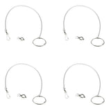 Maxbell Parrot Stainless Steel Eight-ring Anklet Pet Bird Cockatiel Foot Chain 6