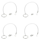 Maxbell Parrot Stainless Steel Eight-ring Anklet Pet Bird Cockatiel Foot Chain 6