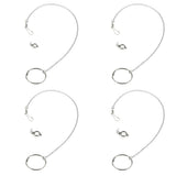 Maxbell Parrot Stainless Steel Eight-ring Anklet Pet Bird Cockatiel Foot Chain 6