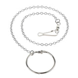 Maxbell Parrot Stainless Steel Eight-ring Anklet Pet Bird Cockatiel Foot Chain 8
