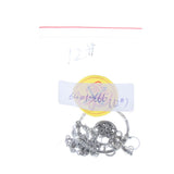 Maxbell Parrot Stainless Steel Eight-ring Anklet Pet Bird Cockatiel Foot Chain 12