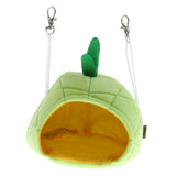 Maxbell Small Pet Hamster Hammock Cartoon Fruit Nest Hanging Bed Green Pineapple