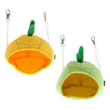 Maxbell Small Pet Hamster Hammock Cartoon Fruit Nest Hanging Bed Green Pineapple