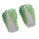 Maxbell 2 Pcs Pet Squeaky Dog Chew Toy Simulated Fruit Vegetable Sound Toy Cabbage