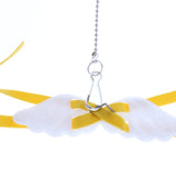 Maxbell Angel Wings Adjustable Reptile Harness Leash for Lizard Outdoor Walk Yellow