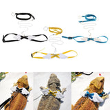 Maxbell Angel Wings Adjustable Reptile Harness Leash for Lizard Outdoor Walk Yellow