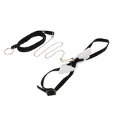 Maxbell Angel Wings Adjustable Reptile Harness Leash for Lizard Outdoor Walk Black