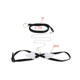 Maxbell Angel Wings Adjustable Reptile Harness Leash for Lizard Outdoor Walk Black