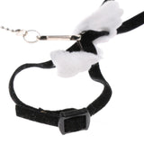 Maxbell Angel Wings Adjustable Reptile Harness Leash for Lizard Outdoor Walk Black