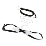 Maxbell Angel Wings Adjustable Reptile Harness Leash for Lizard Outdoor Walk Black