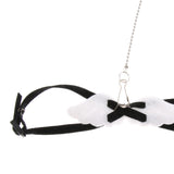 Maxbell Angel Wings Adjustable Reptile Harness Leash for Lizard Outdoor Walk Black