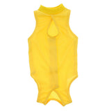 Maxbell Cat Recovery Suit for Abdominal Wounds E-Collar Alternative Yellow S