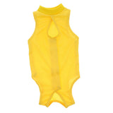 Maxbell Cat Recovery Suit for Abdominal Wounds E-Collar Alternative Yellow S