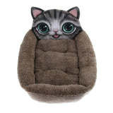 Maxbell New three-dimensional Pet Dog Cat Cotton Mat Kennel  Coffee Cat S