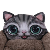 Maxbell New three-dimensional Pet Dog Cat Cotton Mat Kennel  Coffee Cat S