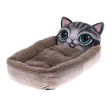 Maxbell New three-dimensional Pet Dog Cat Cotton Mat Kennel  Coffee Cat S