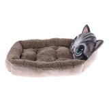 Maxbell New three-dimensional Pet Dog Cat Cotton Mat Kennel  Coffee Cat S
