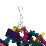 Max Parrot Supplies Bird Wood Molar Toy Parrot Chewing Swing Cage Accessories