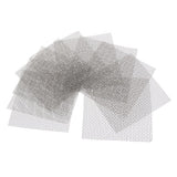 Max 10 Pcs Stainless Steel Decorative Aquatic Moss Mesh for Aquarium Plants