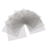 Max 10 Pcs Stainless Steel Decorative Aquatic Moss Mesh for Aquarium Plants