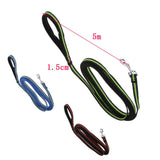 Max Dog Training Leash Heavy Duty Rope Lead for Dogs Puppy Orange Black