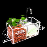 Maxbell Fish Tank External Filter Box Aquarium Increase Oxygen Water Filter 18cm