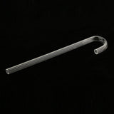 Maxbell 5 Pcs Transparent Acrylic Thickened Elbow Tube for Aquarium 0.7x15cm