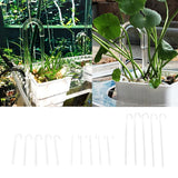 Maxbell 5 Pcs Transparent Acrylic Thickened Elbow Tube for Aquarium 0.7x15cm