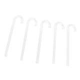 Maxbell 5 Pcs Transparent Acrylic Thickened Elbow Tube for Aquarium 1x15cm
