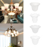 Maxbell E27 Clear Glass Ceiling Fan Light Chandelier Wall Sconce Light Shades  1
