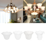 Maxbell E27 Clear Glass Ceiling Fan Light Chandelier Wall Sconce Light Shades  1