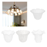 Maxbell E27 Clear Glass Ceiling Fan Light Chandelier Wall Sconce Light Shades  1