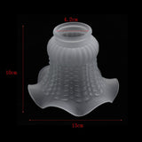 Maxbell E27 Clear Glass Ceiling Fan Light Chandelier Wall Sconce Light Shades  4