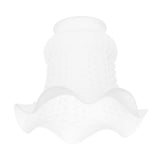 Maxbell E27 Clear Glass Ceiling Fan Light Chandelier Wall Sconce Light Shades  4