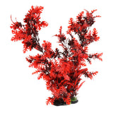 Maxbell Artificial Aquarium Ornament Plant Aquatic Decor Underwater Plastic Tree Red