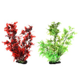 Maxbell Artificial Aquarium Ornament Plant Aquatic Decor Underwater Plastic Tree Red