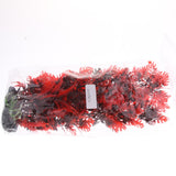 Maxbell Artificial Aquarium Ornament Plant Aquatic Decor Underwater Plastic Tree Red