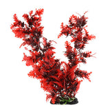 Maxbell Artificial Aquarium Ornament Plant Aquatic Decor Underwater Plastic Tree Red