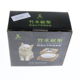 Maxbell Removable Pet Cat Dog Food Bowl Water Feeding Dish Stainless Steel Single