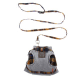 Maxbell Pet Control Harness Collar Strap Vest Dog Cat Leash Strap Rope Yellow M